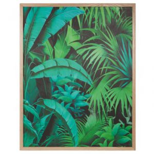 Cuadro de madera 67x 85cm INTO THE JUNGLE. (44,99 €)