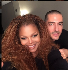 Janet Jackson con marido