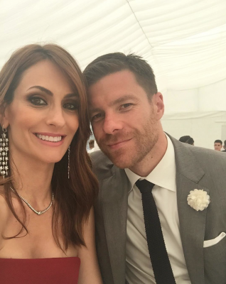 Xabi Alonso y Nagore Aranburu