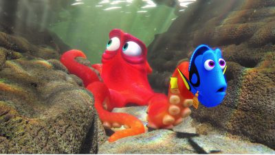 FINDING DORY – When Dory finds herself in the Marine Life Institute, a rehabilitation center and aquarium, Hank—a cantankerous octopus—is the first to greet her. Featuring Ed O'Neill as the voice of Hank and Ellen DeGeneres as the voice of Dory, "Finding Dory" opens on June 17, 2016. ©2016 Disney•Pixar. All Rights Reserved.