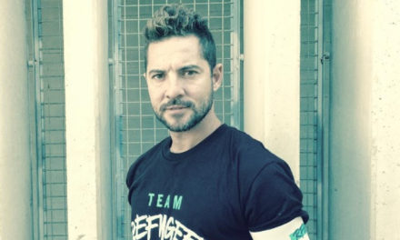 Bisbal, con el equipo Olímpico de Refugiados