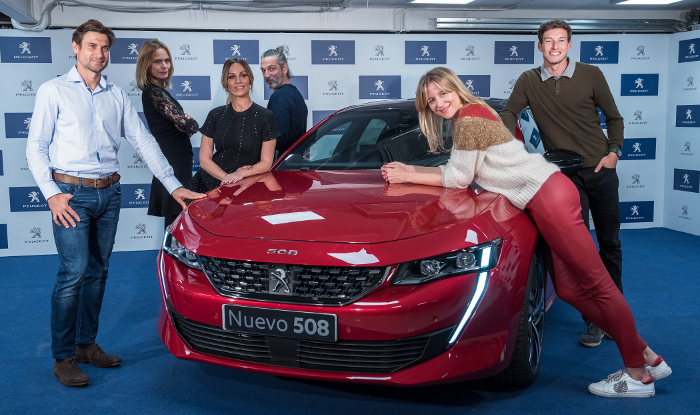 Figuras del espectáculo y el deporte descubren lo último del Nuevo Peugeot 508