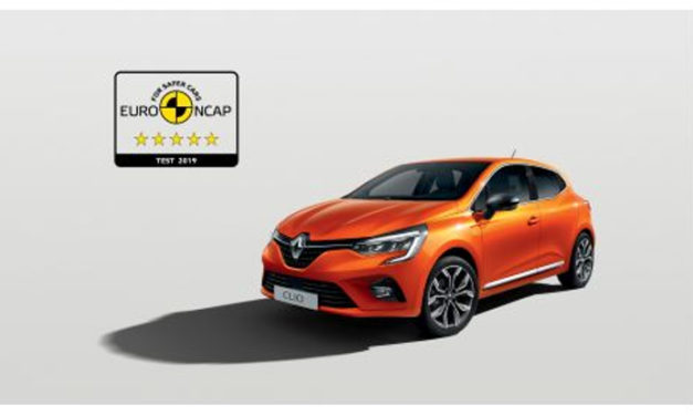 Nuevo Renault Clio consigue las codiciadas 5 estrellas en las pruebas de seguridad Euro NCAP