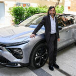 Antonio Carmona, un embajador del nuevo Citroën C5X con mucho arte