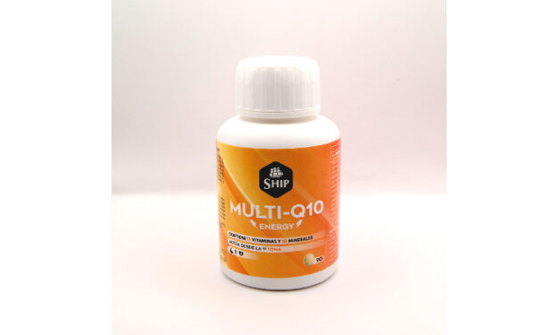 SHIP MULTI-Q10 ENERGY, con 13 vitaminas, 10 minerales y Coenzima Q10
